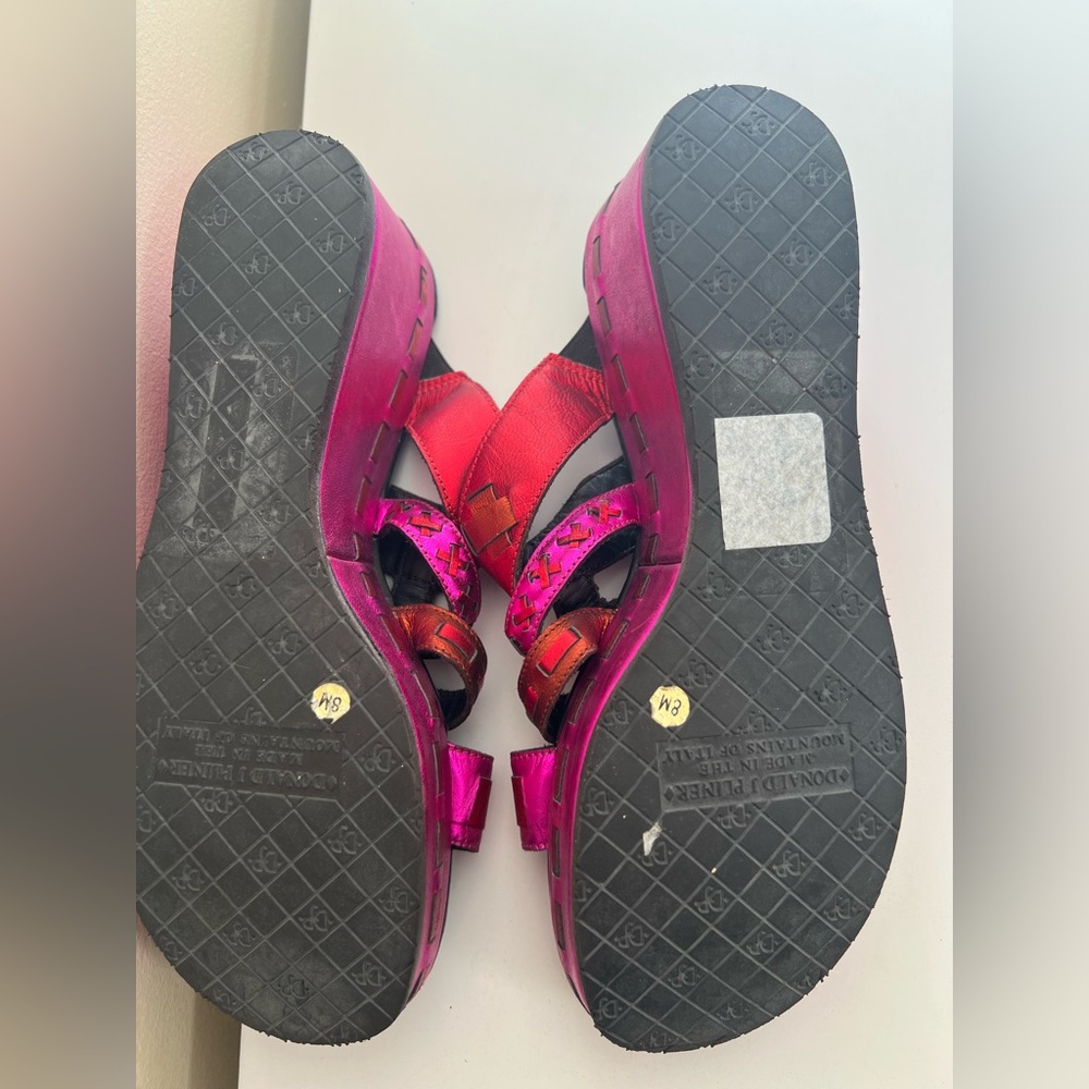 Donald Pliner Colorful Women's Wedge Sandals - Picture 8 of 10